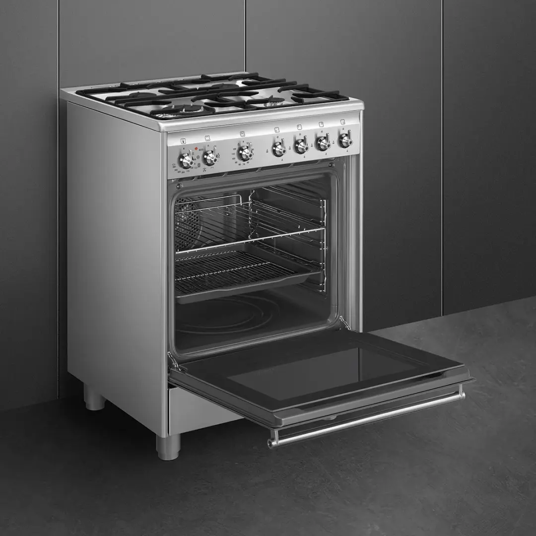 Smeg CX91GMXNLK Gasfornuis 60cm - 5 Kookzones - RVS - afbeelding 6 van 6