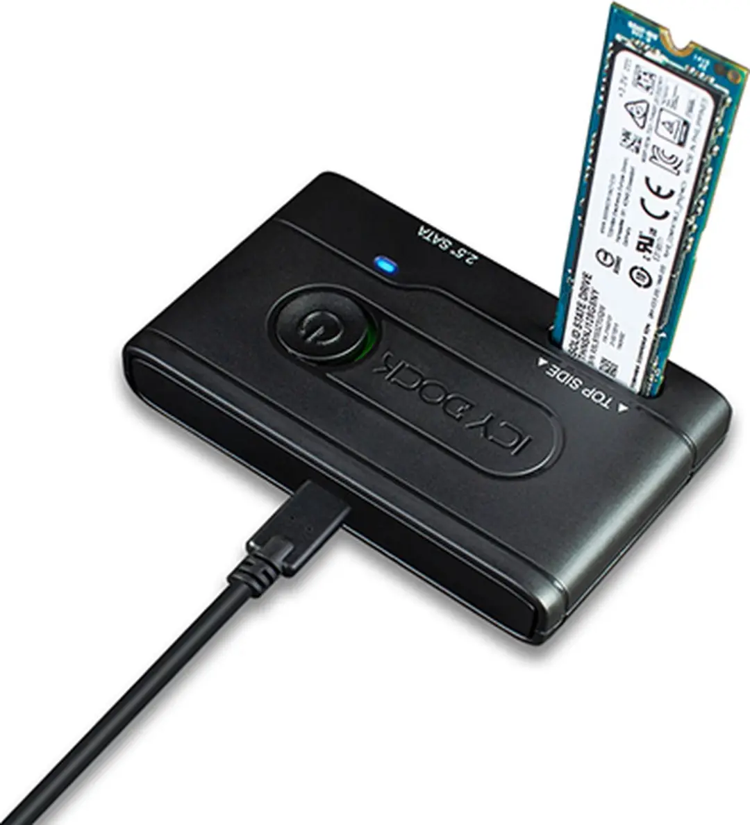 Icy Dock MB031U-1SMB Interfacekaart M.2 - Zwart