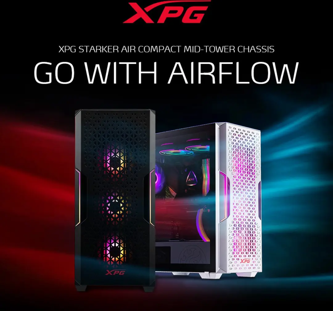 ADATA XPG STARKER AIR Tower - Zwart
