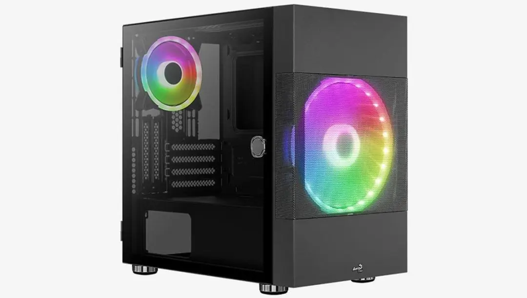 Aerocool Atomic V2 ATX Behuizing - 4x 2.5" 2x 3.5" - 2x USB 3.0 - Zwart