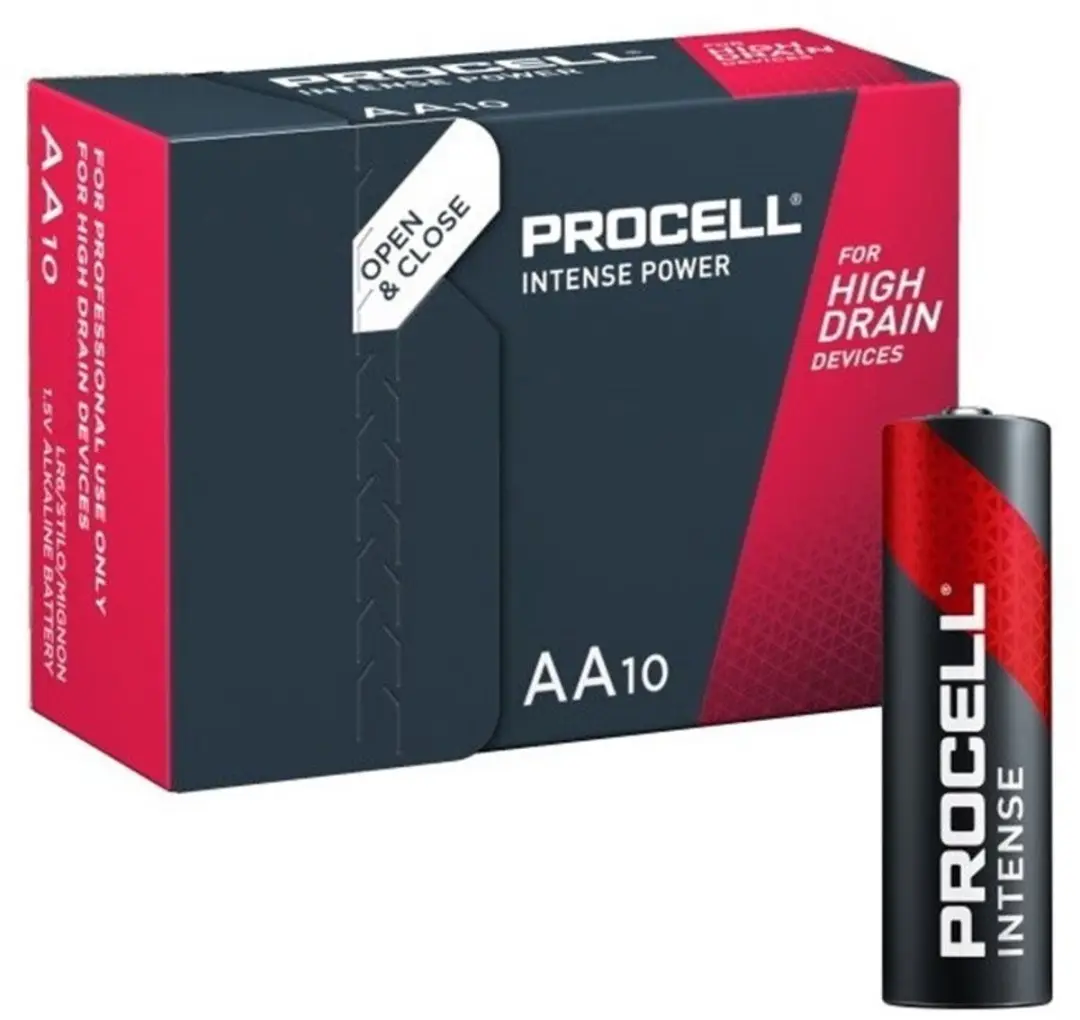 Procell Intense Alkaline AA Batterijen - 10 Stuks - afbeelding 6 van 6