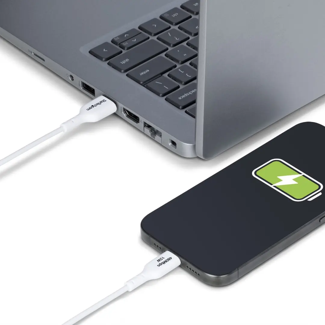 Startech USB2AC2MNCWHE USB-A naar USB-C Laadkabel 2m - Wit