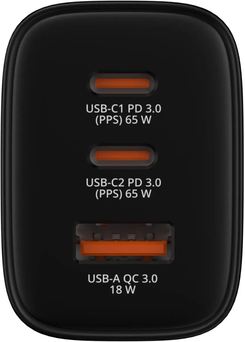 Verbatim Gan 65W Oplader - Transparent