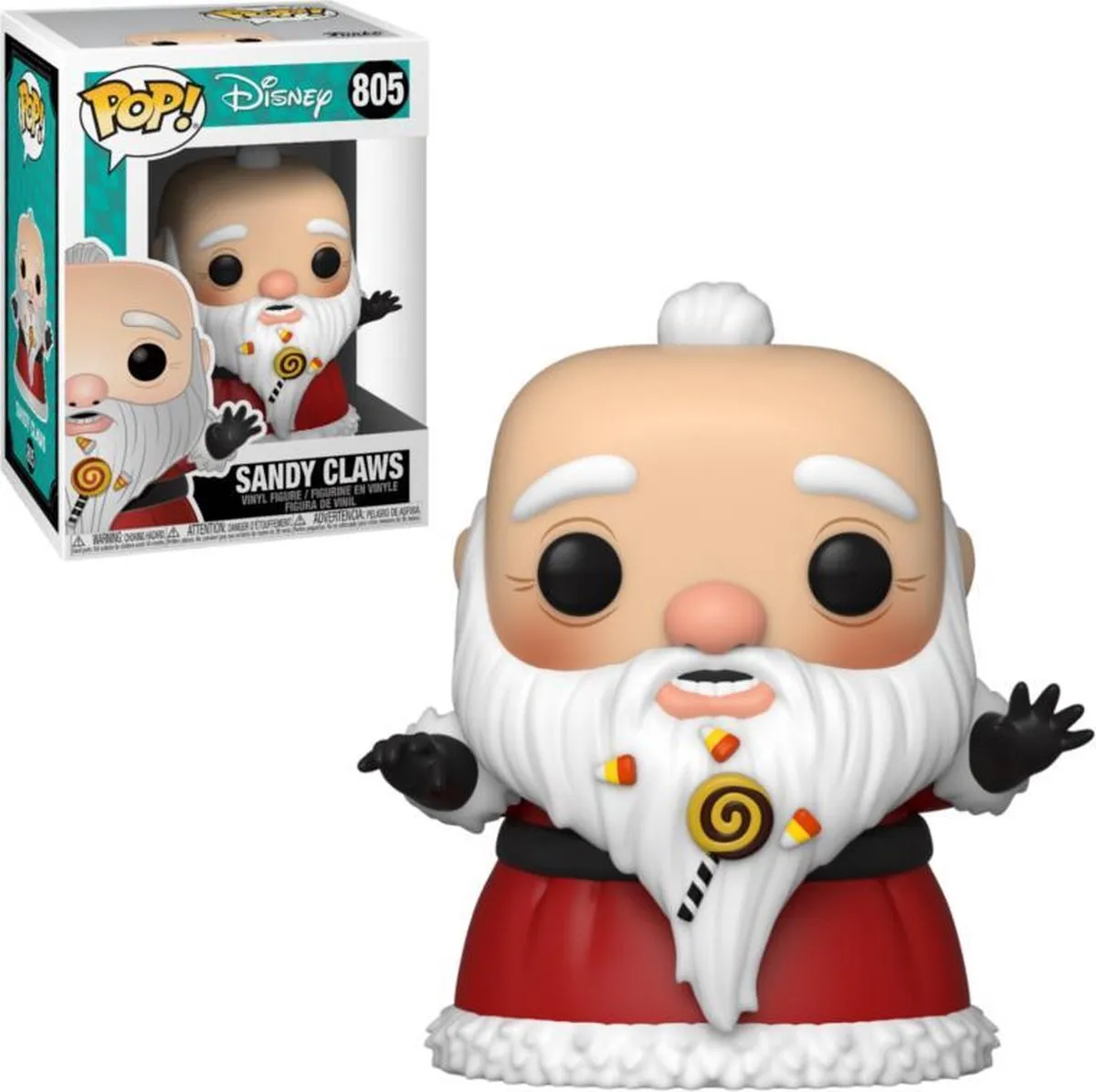 Funko Pop! Sandy Claws 48179 - The Nightmare Before Christmas Figuur - Veelkleurig