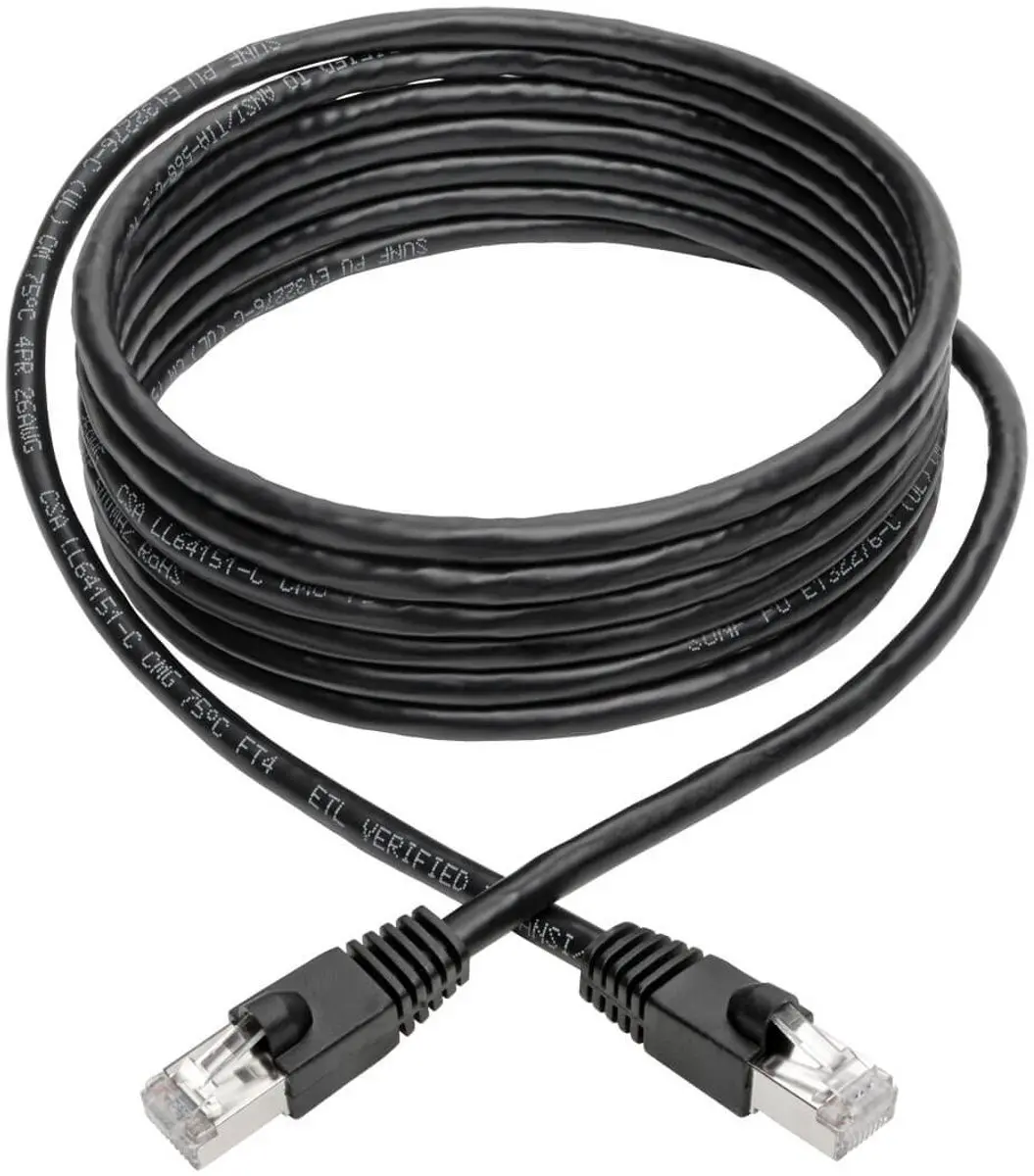 Tripp Lite N262-010-BK Netwerkkabel Cat6a U/FTP 3m - Zwart