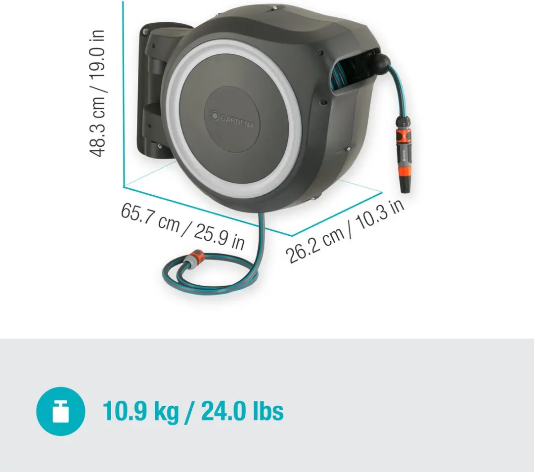 Gardena Wandslangenbox RollUp M/L 25m - Ø13mm