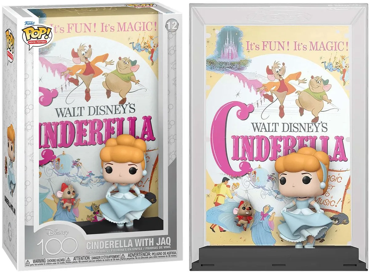 Funko Pop Movie Poster Cinderella met Jaq