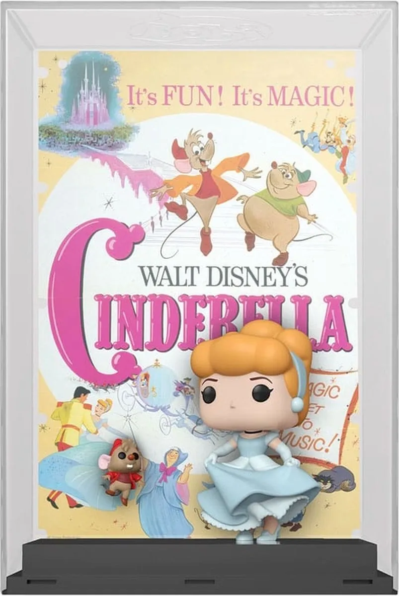 Funko Pop Movie Poster Cinderella met Jaq - 12 - Multicolor