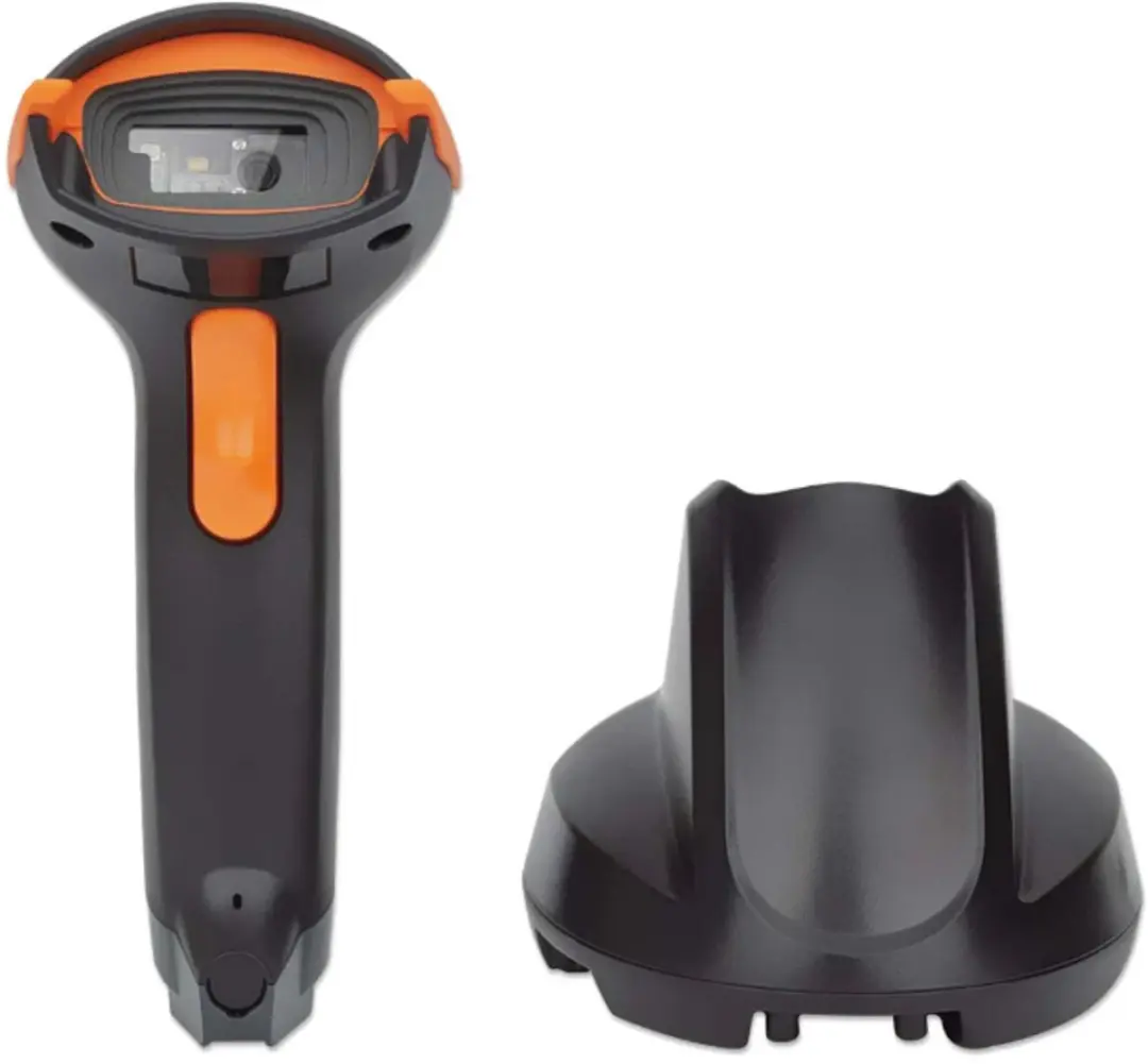 Manhattan 179768 Radiografische 2D Barcodescanner - Zwart/Oranje - afbeelding 6 van 6
