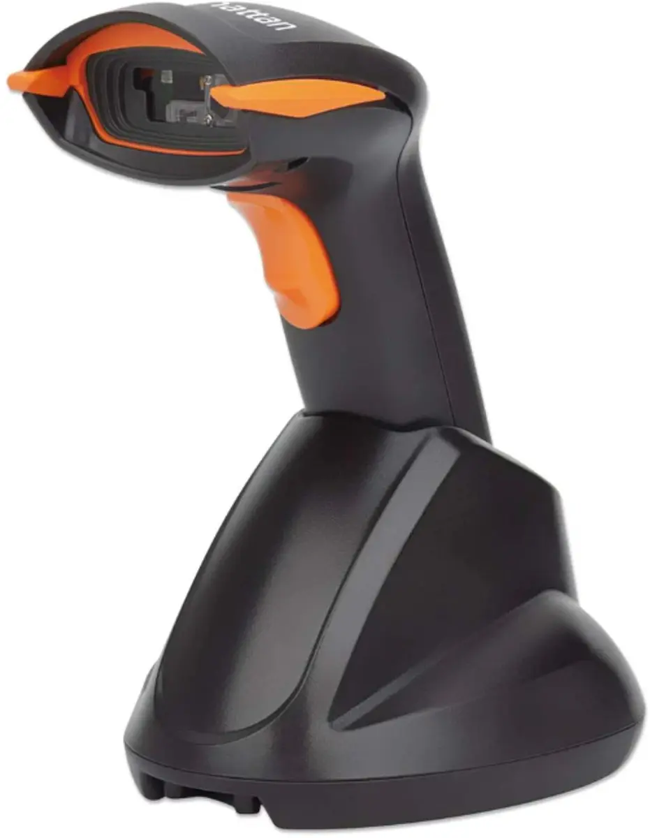 Manhattan 179768 Radiografische 2D Barcodescanner - Zwart/Oranje