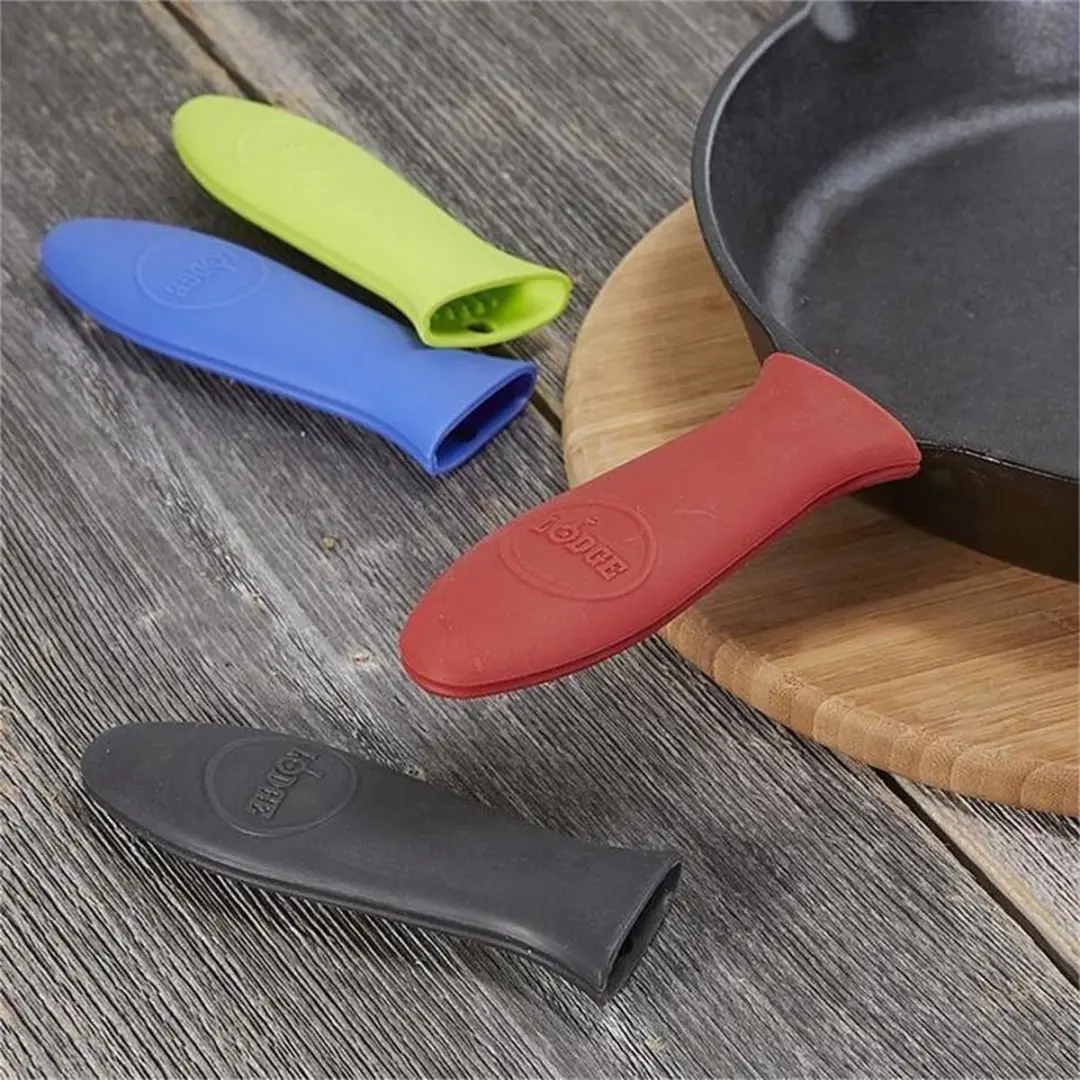 Siliconen Pannengreep Lodge - Zwart - 26cm+