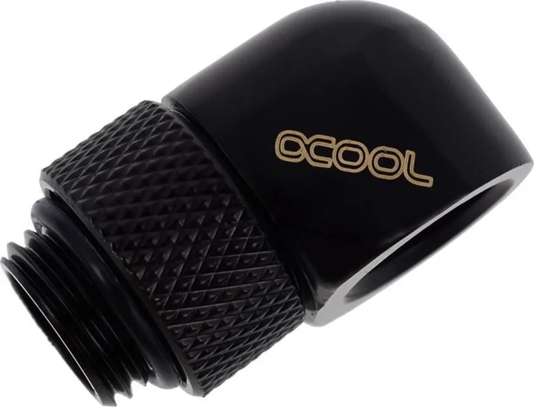 Alphacool 17248 90° Slangkoppeling - Zwart