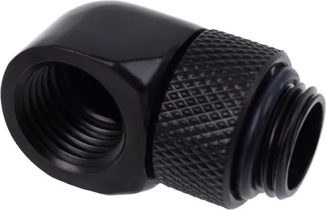 Alphacool 17248 90° Slangkoppeling - Zwart