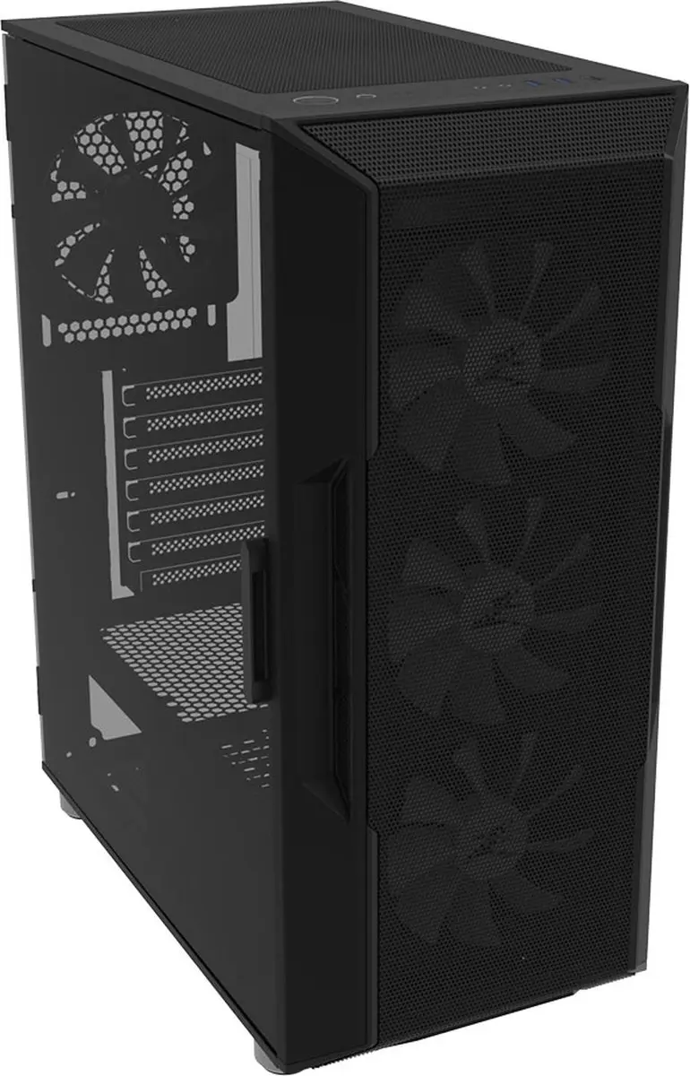 Zalman I3 Neo ATX Mid Tower PC Behuizing - 4x 120mm LED - Mesh voor