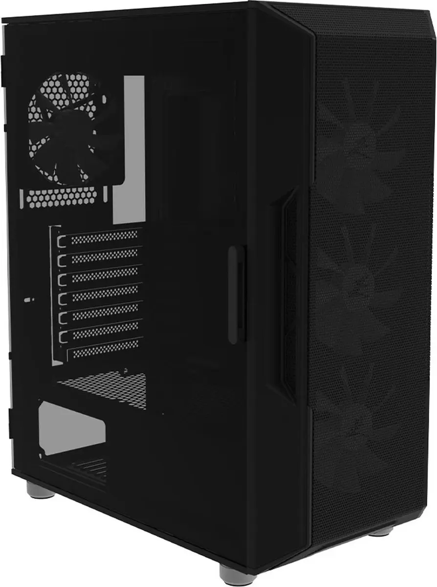 Zalman I3 Neo ATX Mid Tower PC Behuizing - 4x 120mm LED - Mesh voor