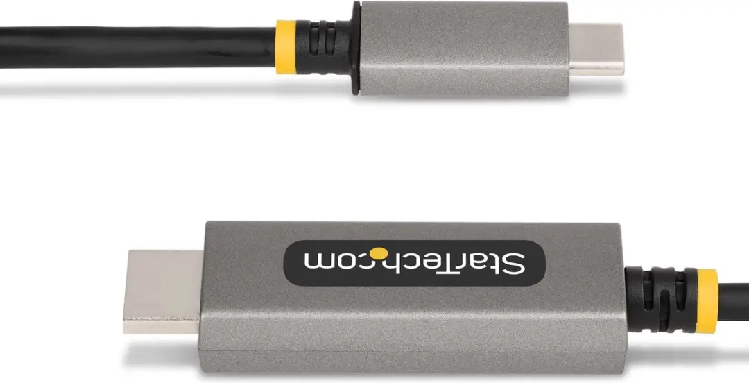 Startech USB-C naar HDMI 2.1 Kabel 8K 30Hz 1m - Zwart/Zilver - afbeelding 6 van 6