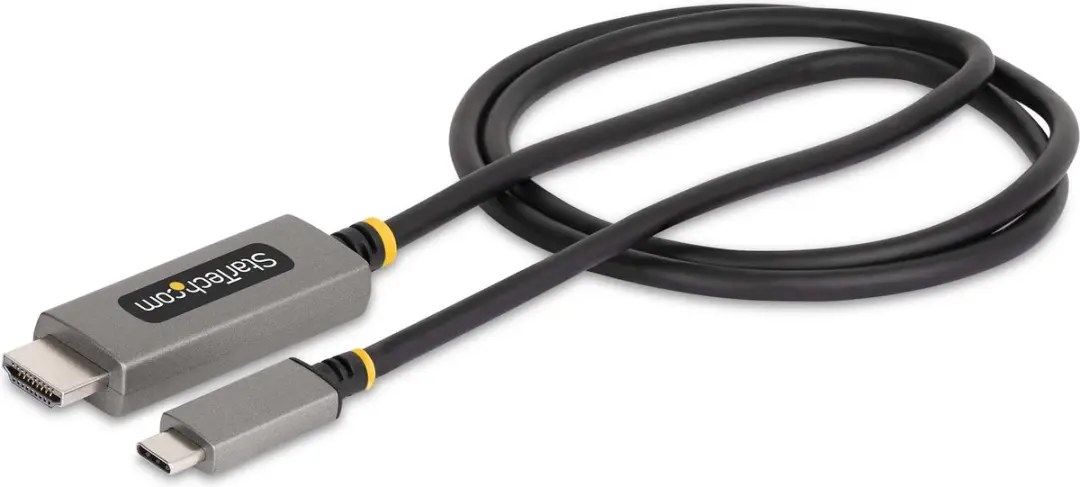 Startech USB-C naar HDMI 2.1 Kabel 8K 30Hz 1m - Zwart/Zilver