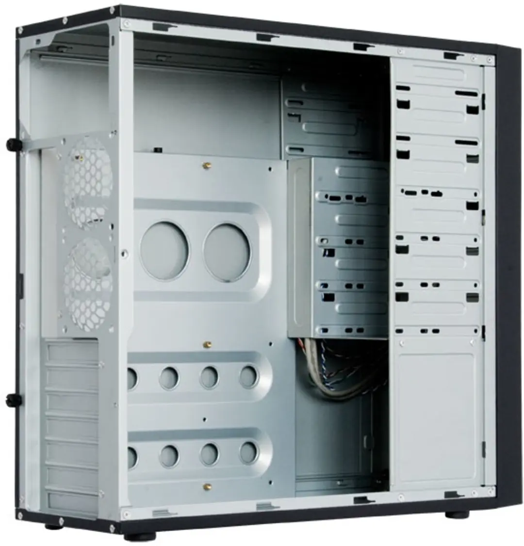 Chieftec CQ-01B-U3-OP Midi Tower Behuizing - Zwart