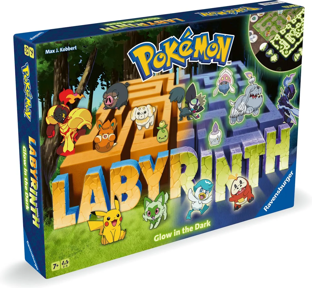 Ravensburger Pokémon Labyrinth Glow in the Dark Bordspel - 2-4 Spelers