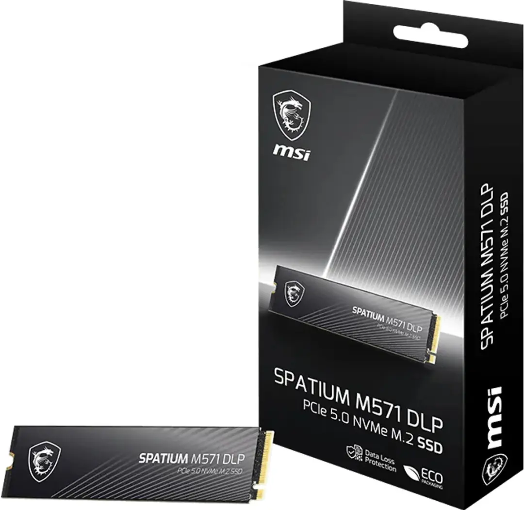 MSI SPATIUM M571 DLP PCIe 5.0 NVMe M.2 SSD 4TB