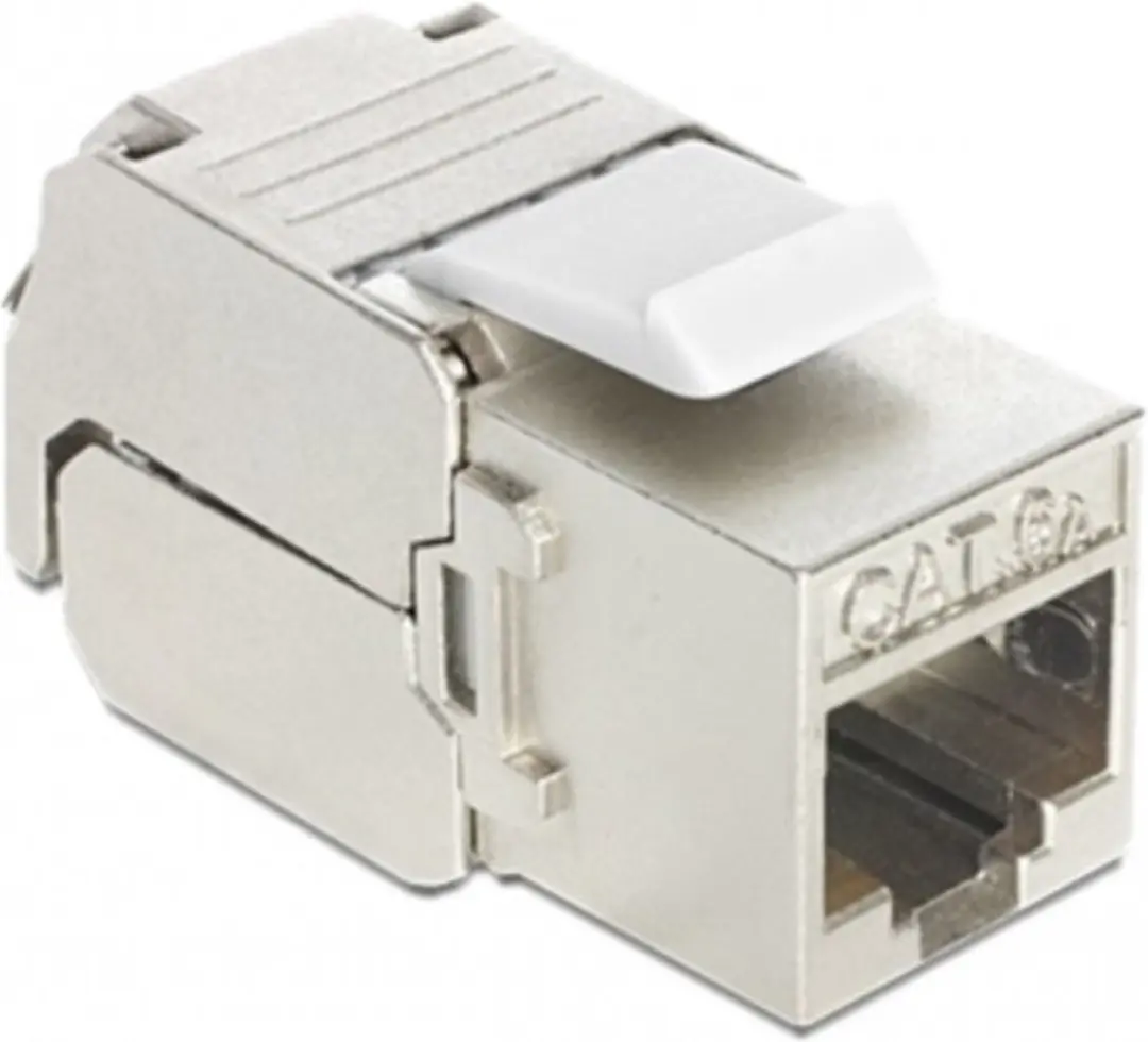 Delock Keystone Modul RJ45 Cat.6A - Grijs