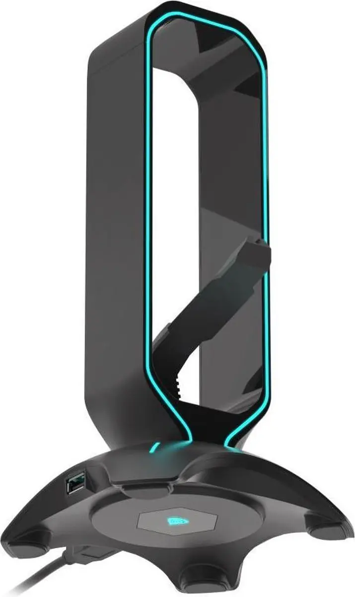 Genesis NBU-1602 Headset Stand met Mouse Bungee - Zwart