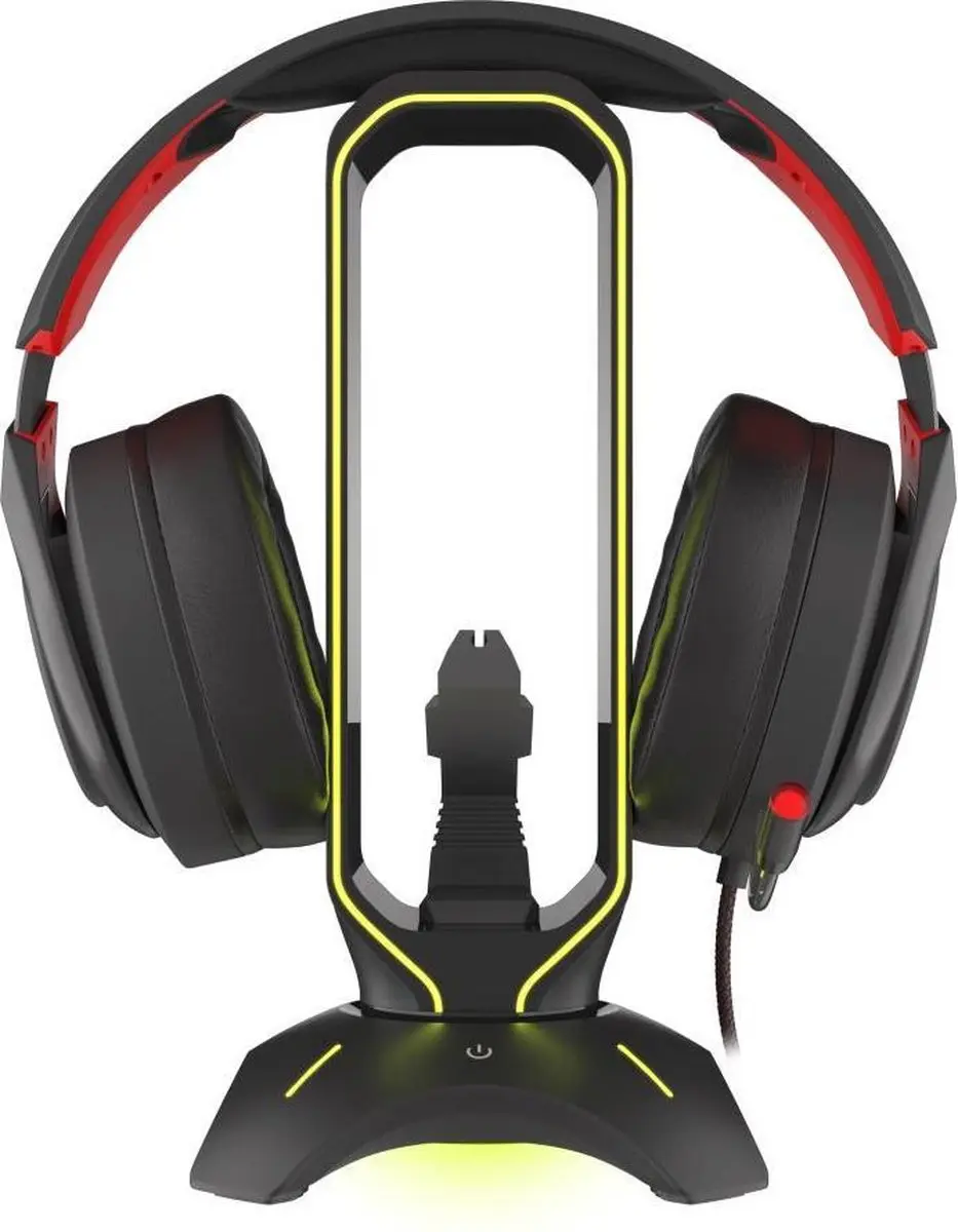 Genesis NBU-1602 Headset Stand met Mouse Bungee - Zwart