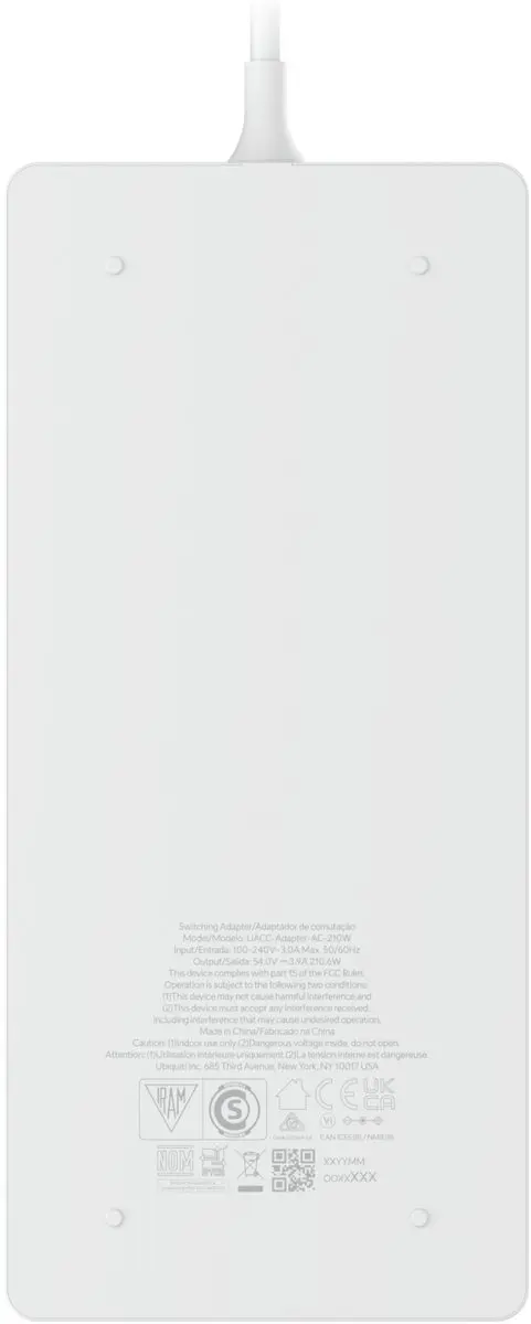 Ubiquiti UACC-Adapter-AC-210W Netvoeding 210W - Wit