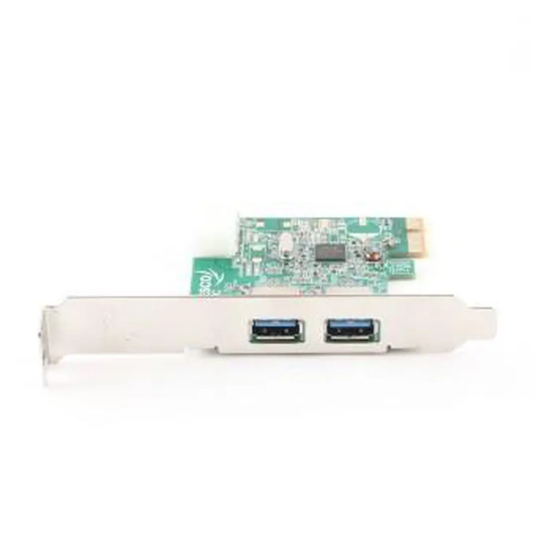 Gembird UPC-30-2P USB 3.2 Gen 1 Interfacekaart - Zilver/Zwart