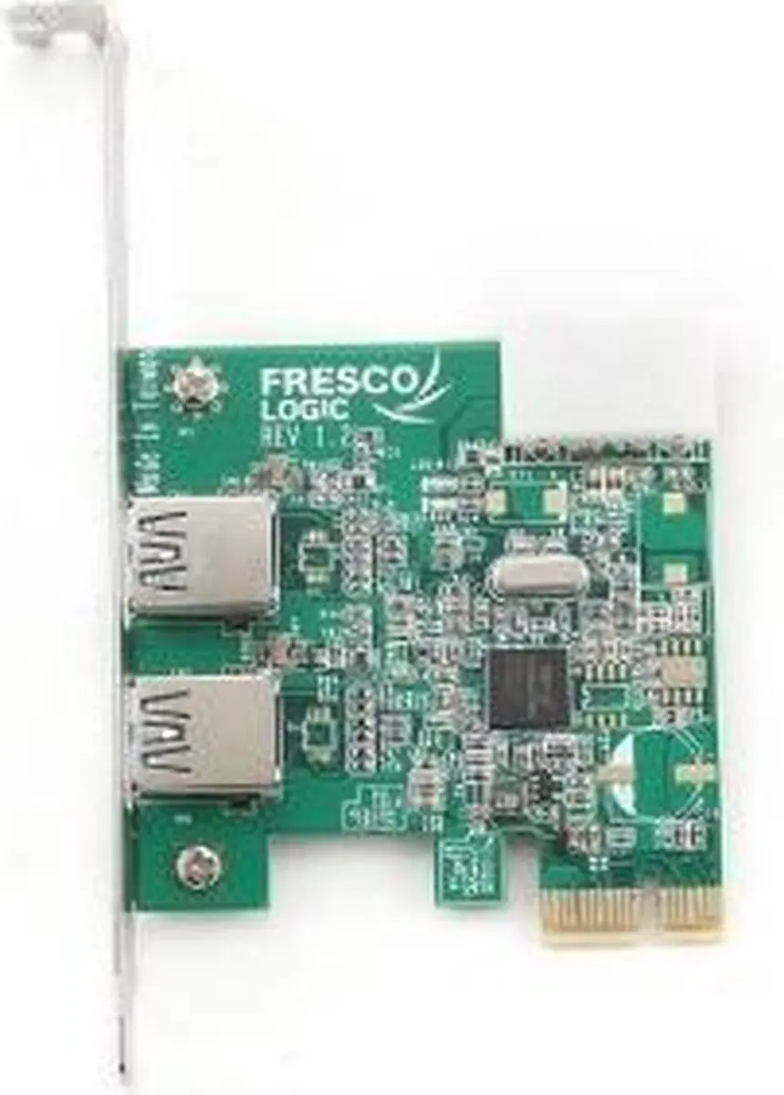 Gembird UPC-30-2P USB 3.2 Gen 1 Interfacekaart - Zilver/Zwart