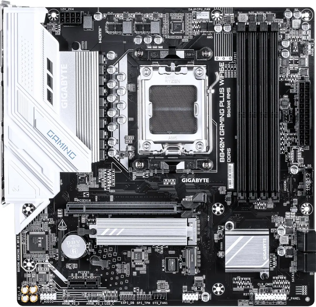 Gigabyte B840M Gaming Plus WiFi6E AM5 - microATX