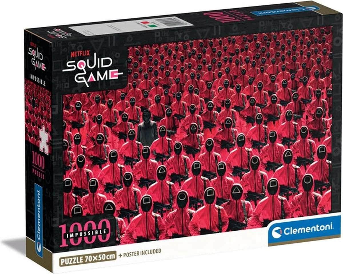 Clementoni Squid Game Puzzel 1000 Stuks