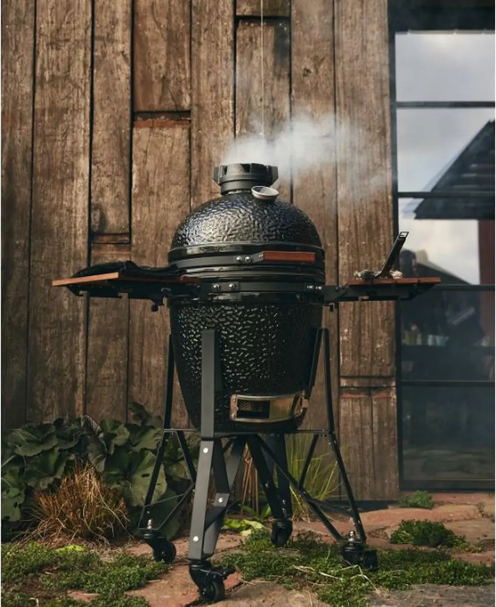 The Bastard Medium Complete BBQ - 42cm - 10 Hamburgers - Zwart - afbeelding 6 van 6