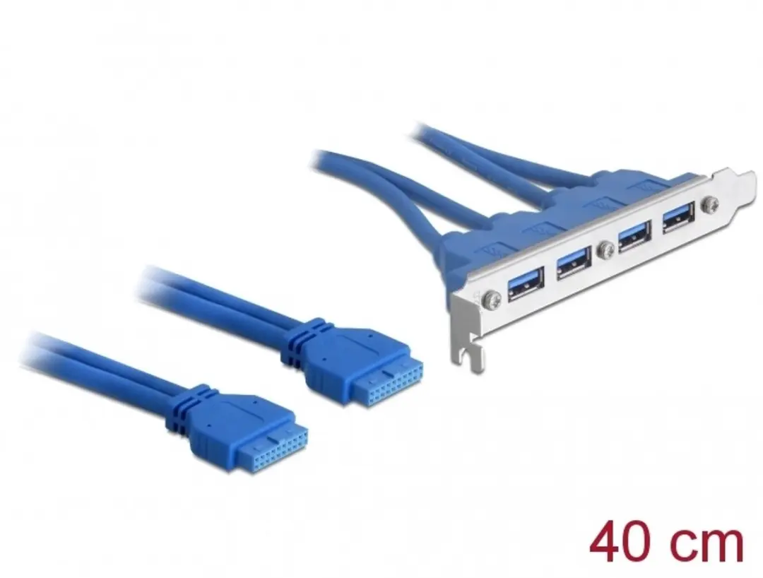 Delock USB 3.0 A Male naar A Male Kabel