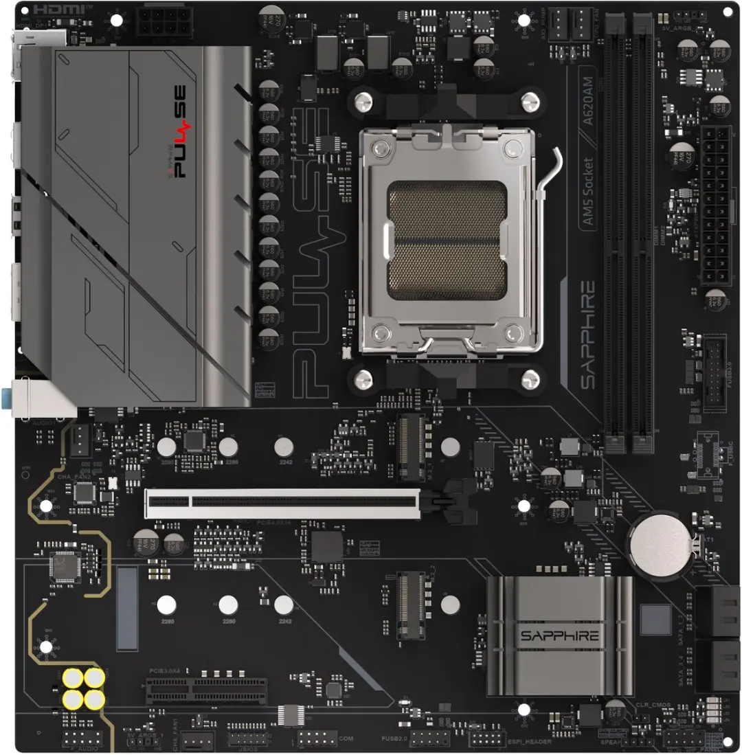 Sapphire PULSE A620AM AM5 microATX