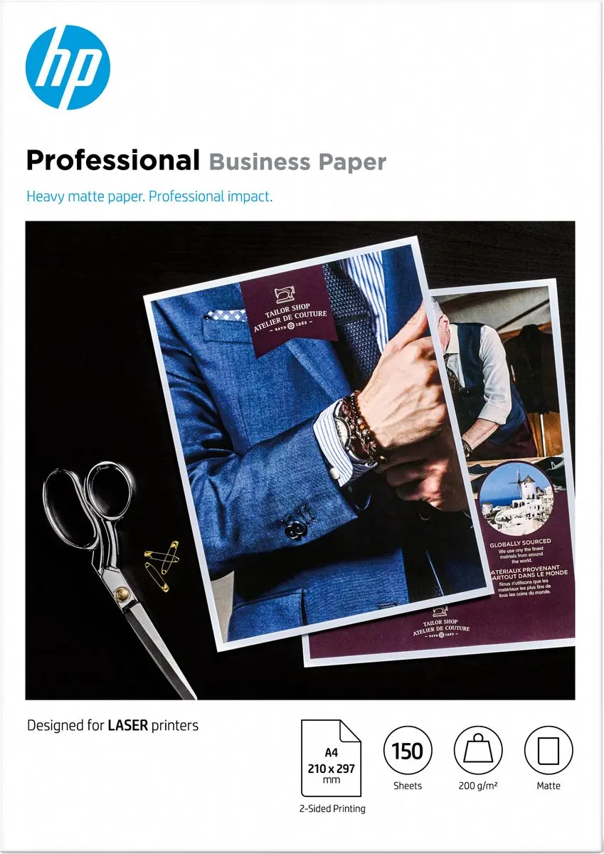 HP 7MV80A Fotopapier A4 Mat Wit
