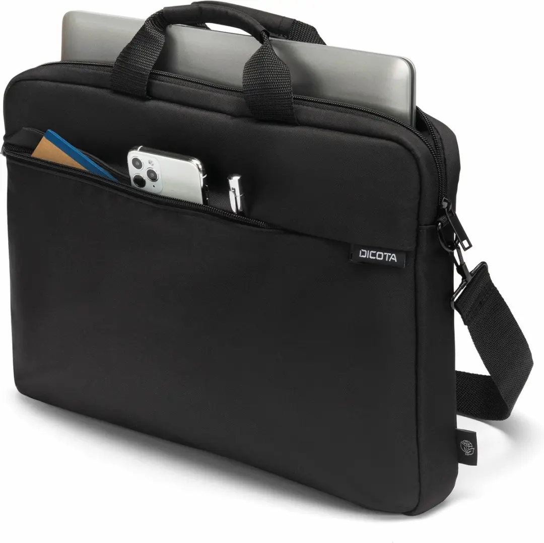 Dicota Slim Case ONE D32092-RPET Laptoptas - 16 inch - Zwart