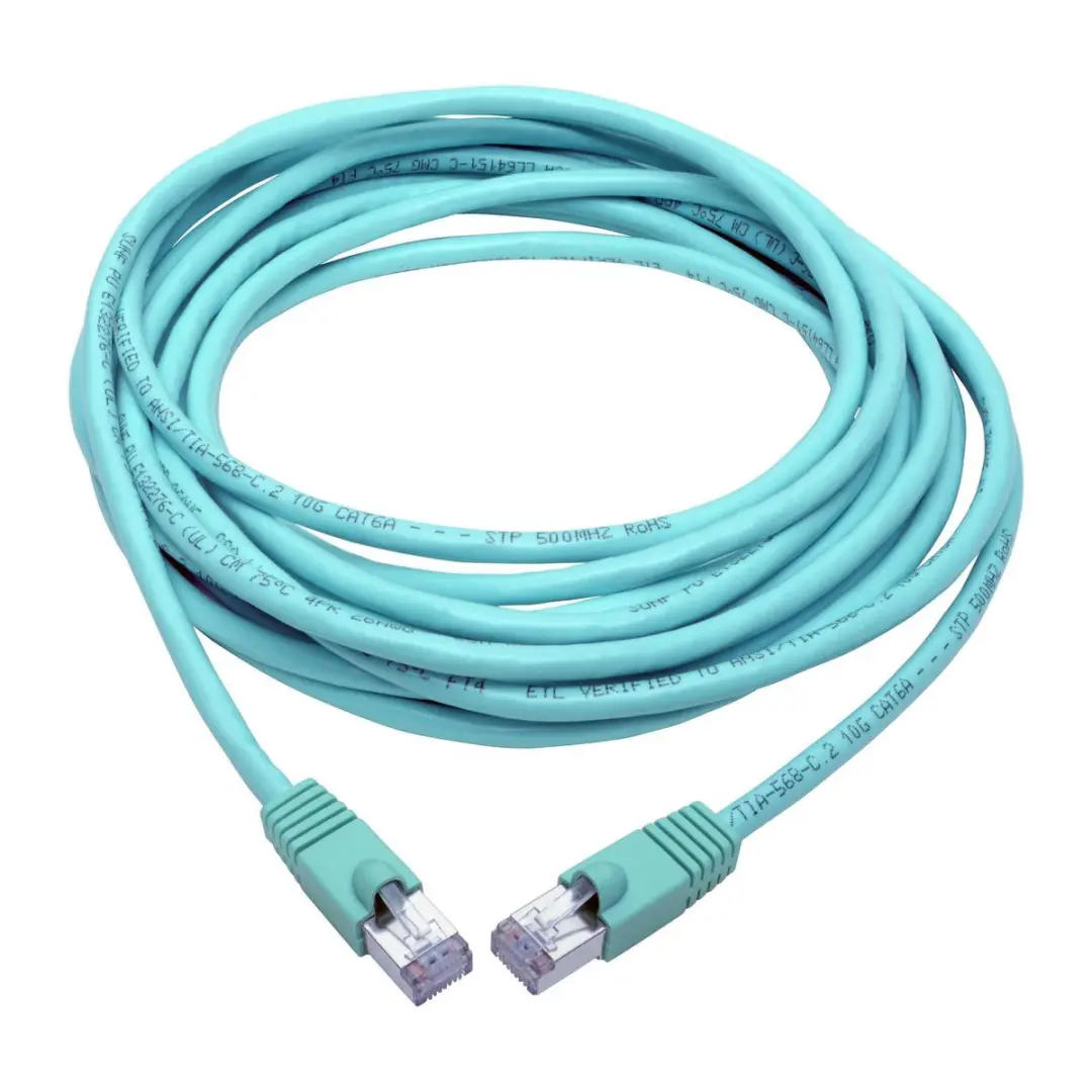 Tripp Lite N262-025-AQ Cat6a Patchkabel 10G - 7,6m - Aqua
