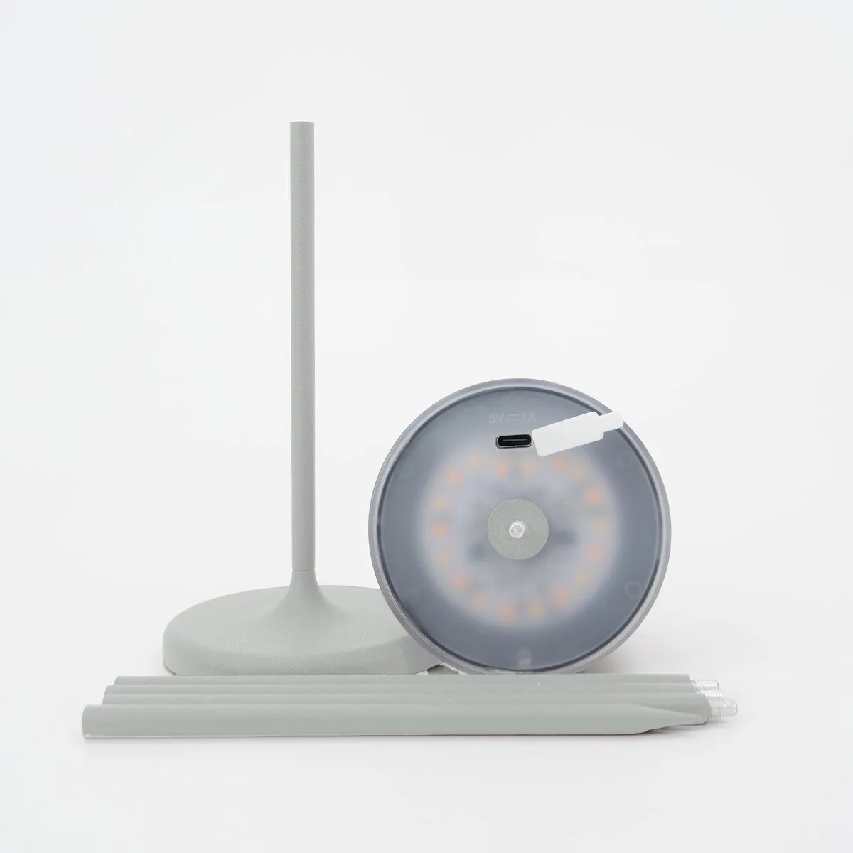 Eglo Mannera-S Tafellamp Oplaadbaar 28u - Grijs/Wit