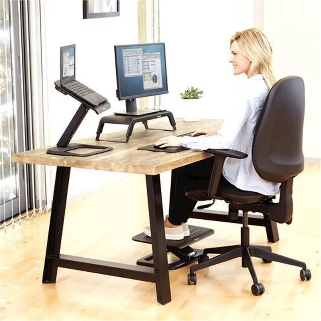 Fellowes Hana Monitorstandaard 8060501 - Verstelbaar - USB - Zwart