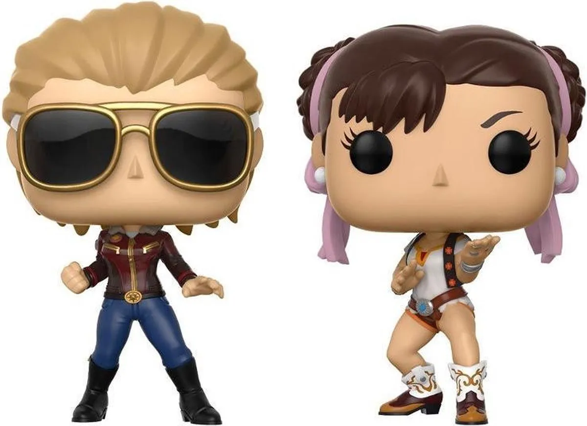 Funko Pop! Captain Marvel vs Chun-Li Verzamelfiguur - 2-pack Multicolor