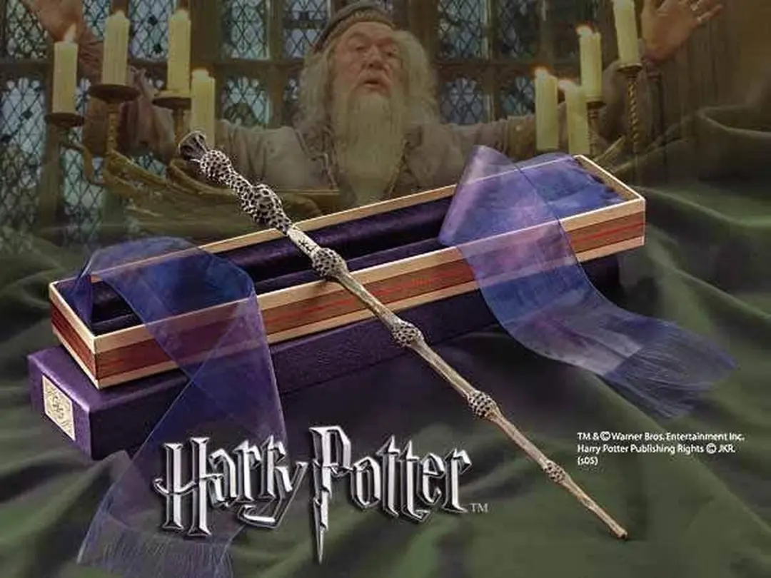 Harry Potter Albus Dumbledore Toverstaf 38cm - Bruin