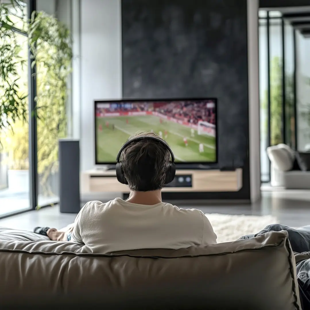 StreamQ TV Hoofdtelefoon SQTV-SP-BK-399 - Zwart - afbeelding 6 van 6