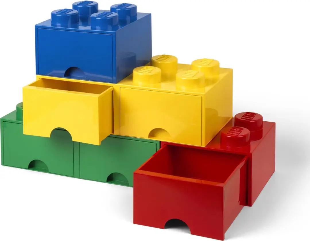 LEGO Brick 4 Opbergbox - Blauw 6L - afbeelding 6 van 6
