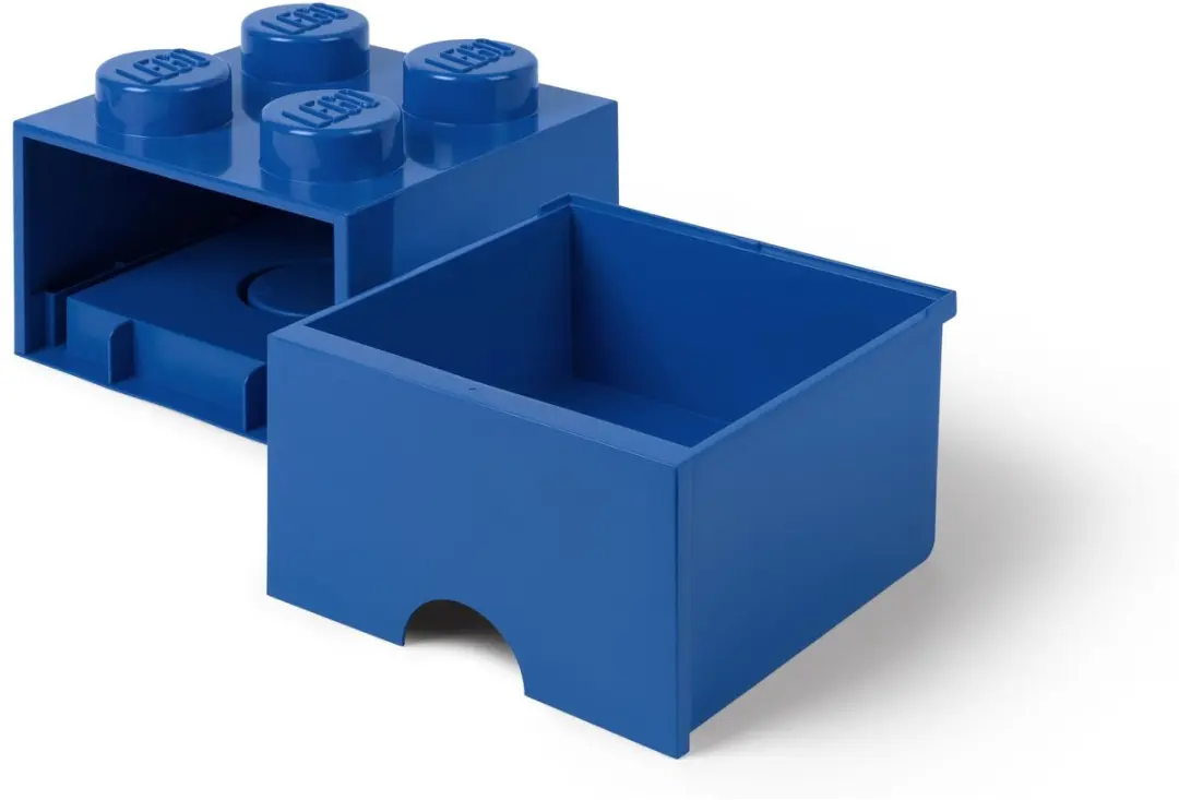 LEGO Brick 4 Opbergbox - Blauw 6L
