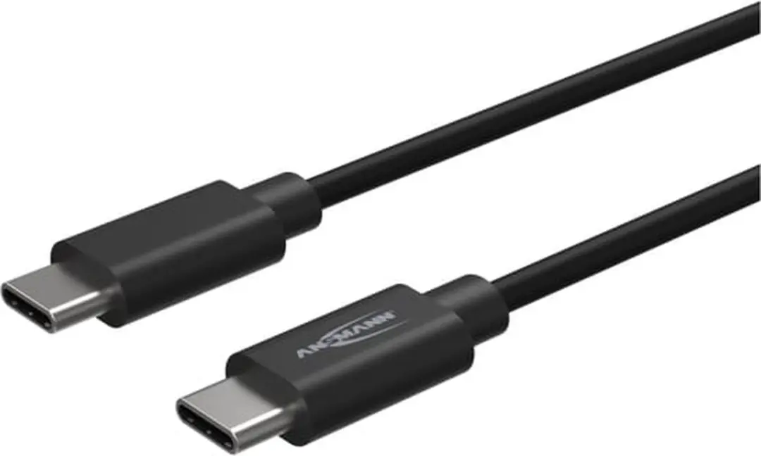 Ansmann Type C Data- en Laadkabel 200cm - Zwart