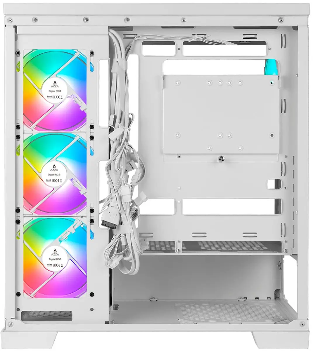 Azza Cove CSAZ-570W Midi Tower - Zwart