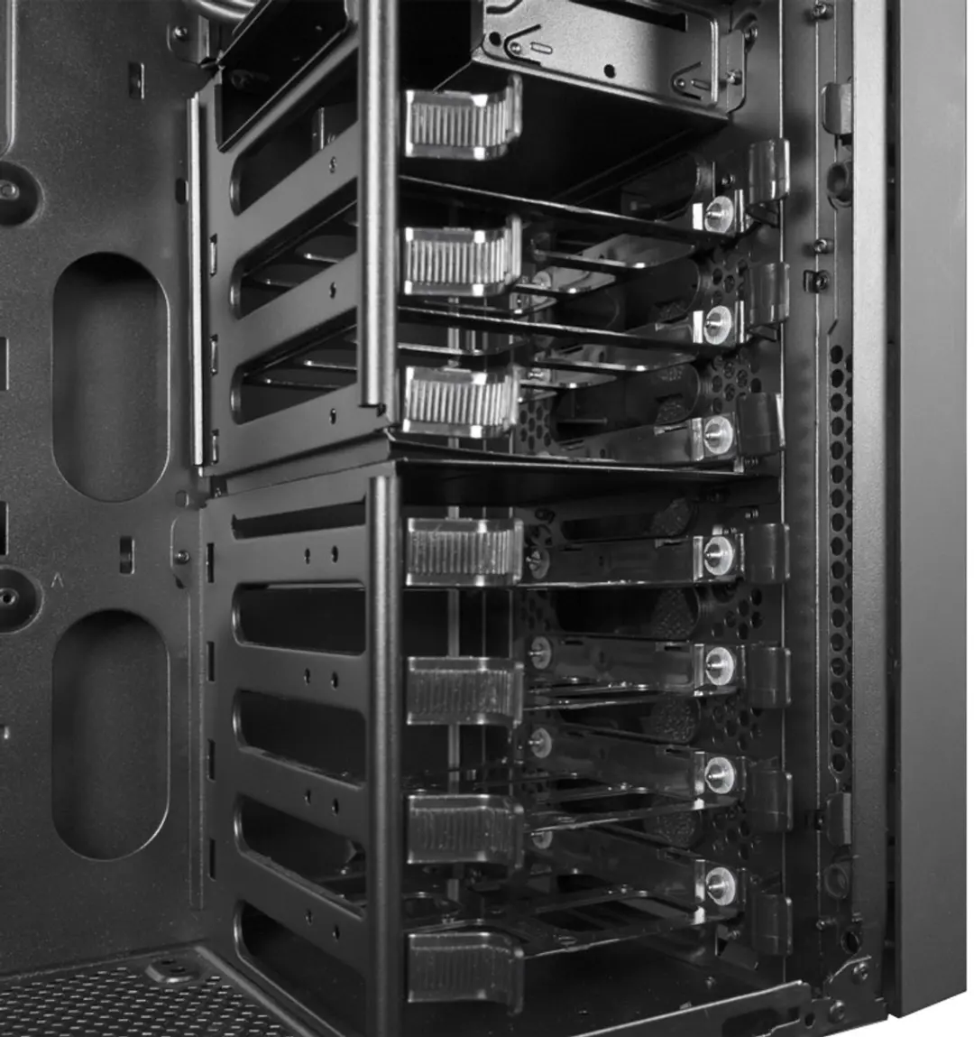 Chieftec CW-01B-OP Midi Tower Behuizing - Zwart