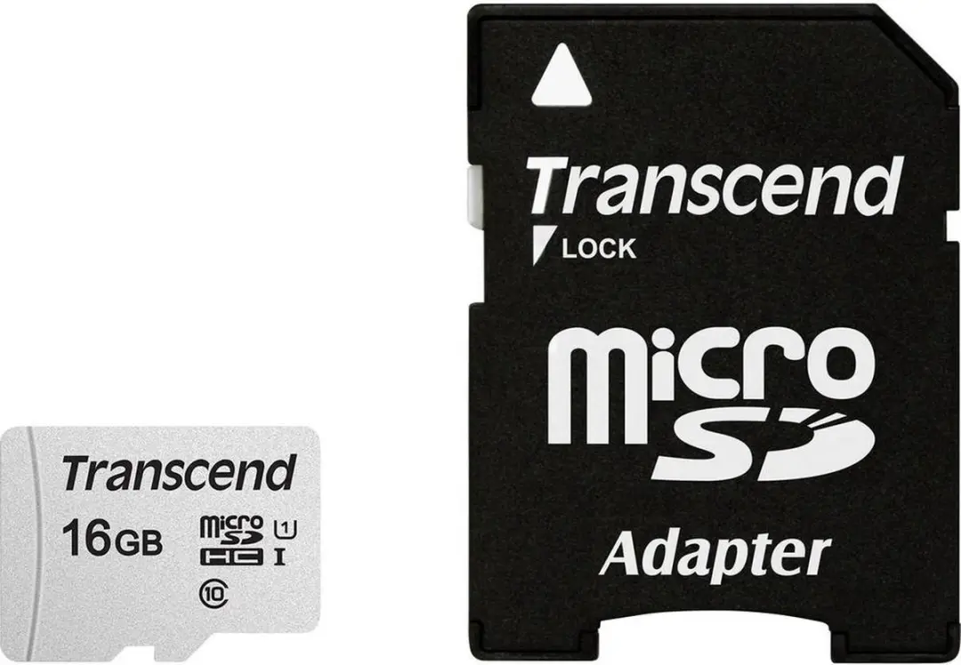 Transcend Premium 300S microSDHC 16GB - Class 10 UHS-I