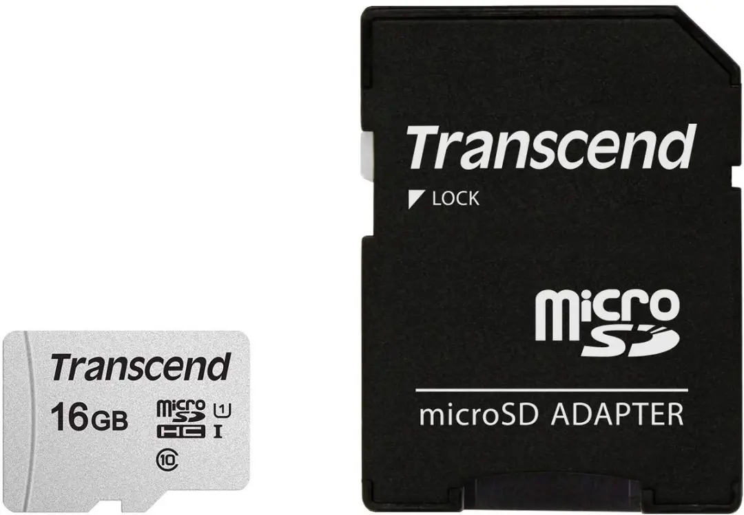 Transcend Premium 300S microSDHC 16GB - Class 10 UHS-I